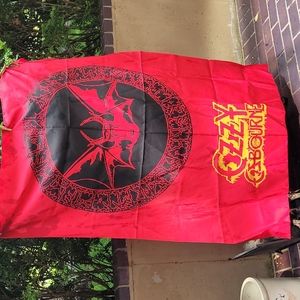 OZZY OZBOURNE Banner 60x44, VTG 1990'S